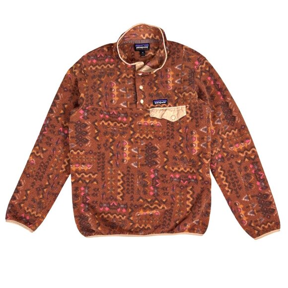 Patagonia Synchilla Snap-T Wandering Woods Sisu Brown XS - Picture 5 of 16